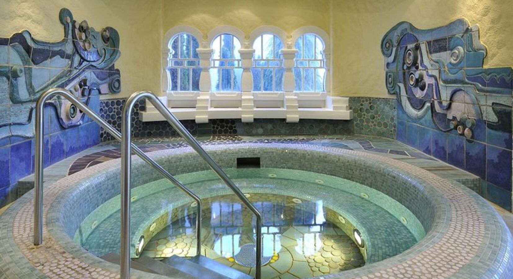 Indoor seawater pool