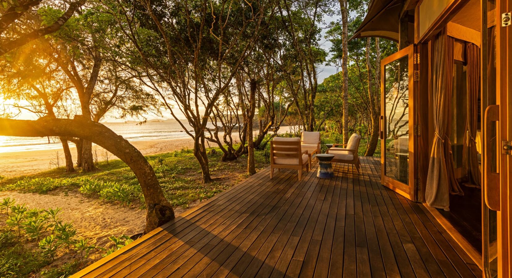 Tented Beach Villa - Terrace