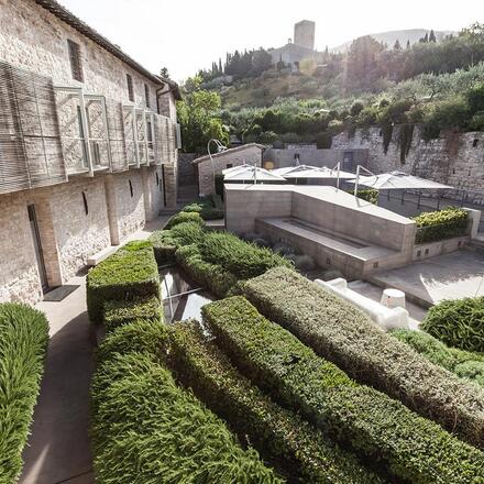 Hotel and gardens