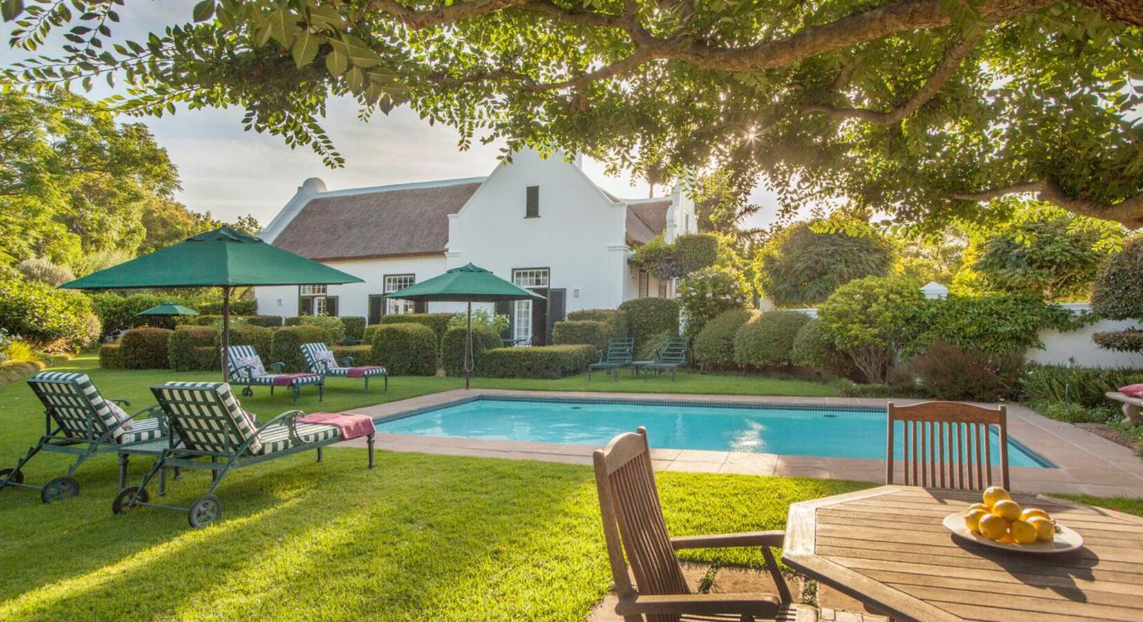 Garden and pool view