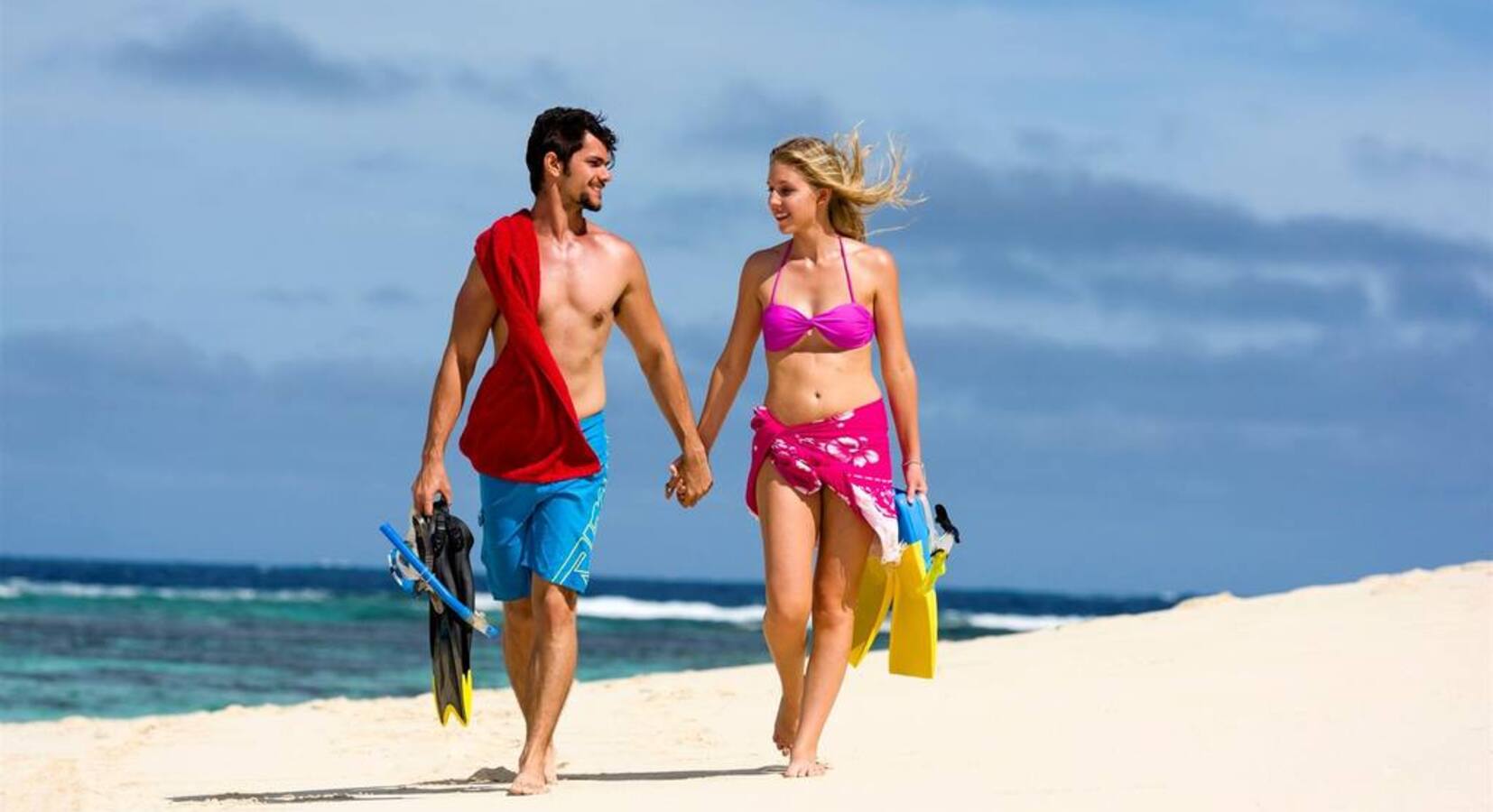 A walk along the beach