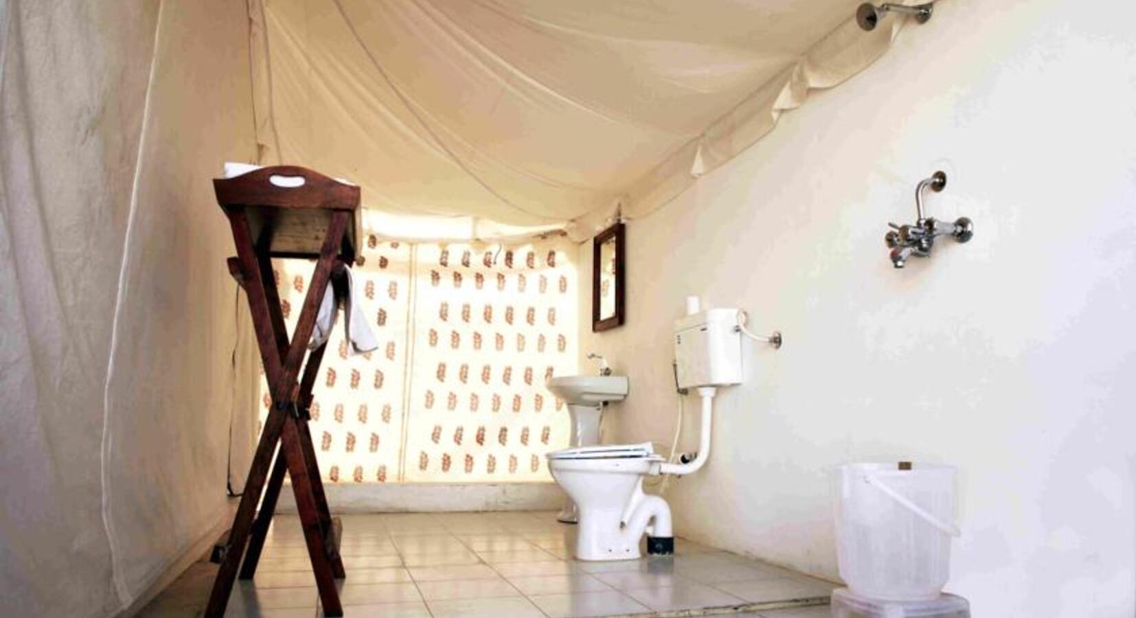 Tent Bathroom