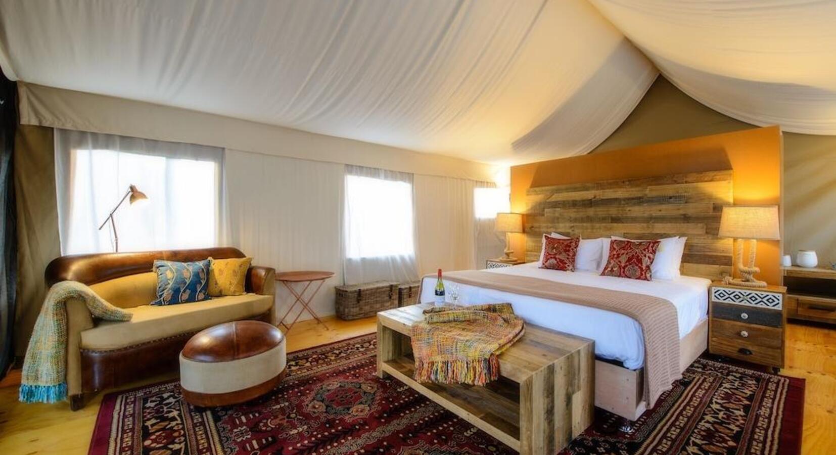 Glamping Tent Interior