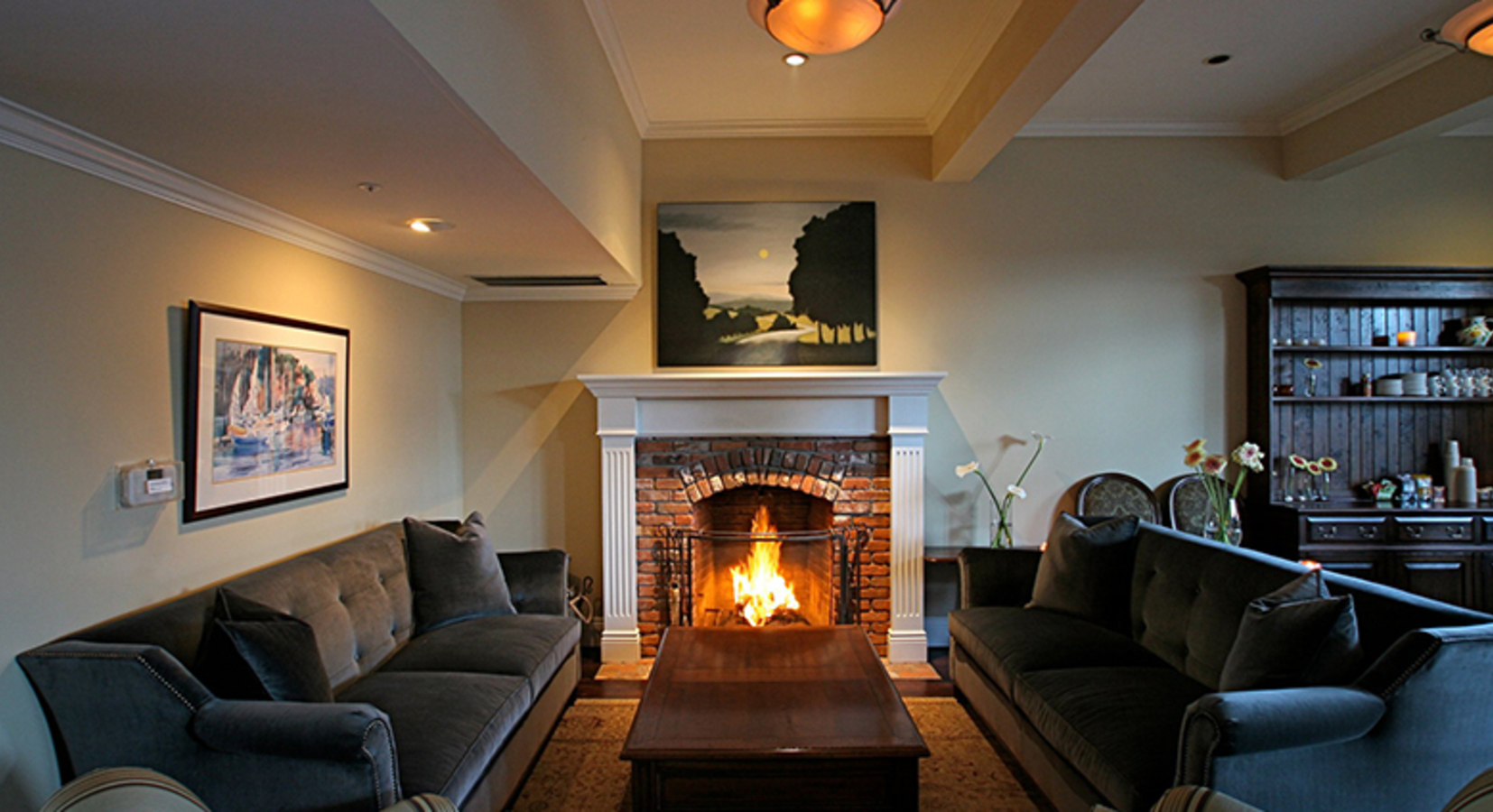 Hotel sitting room