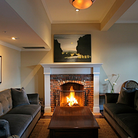 Hotel sitting room