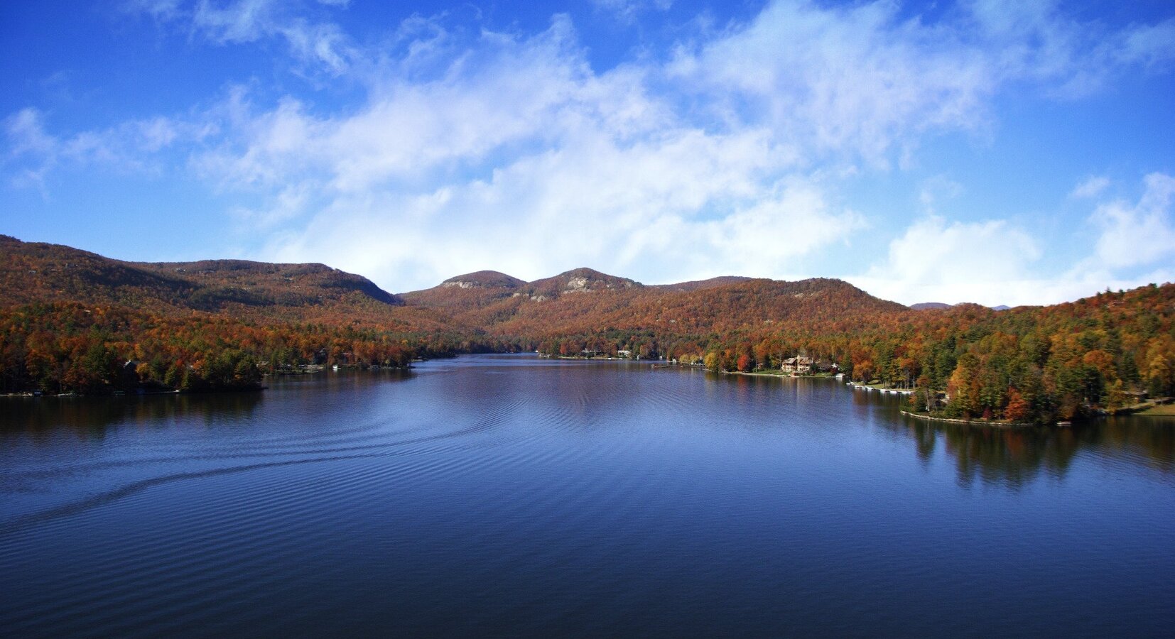 View of the lake