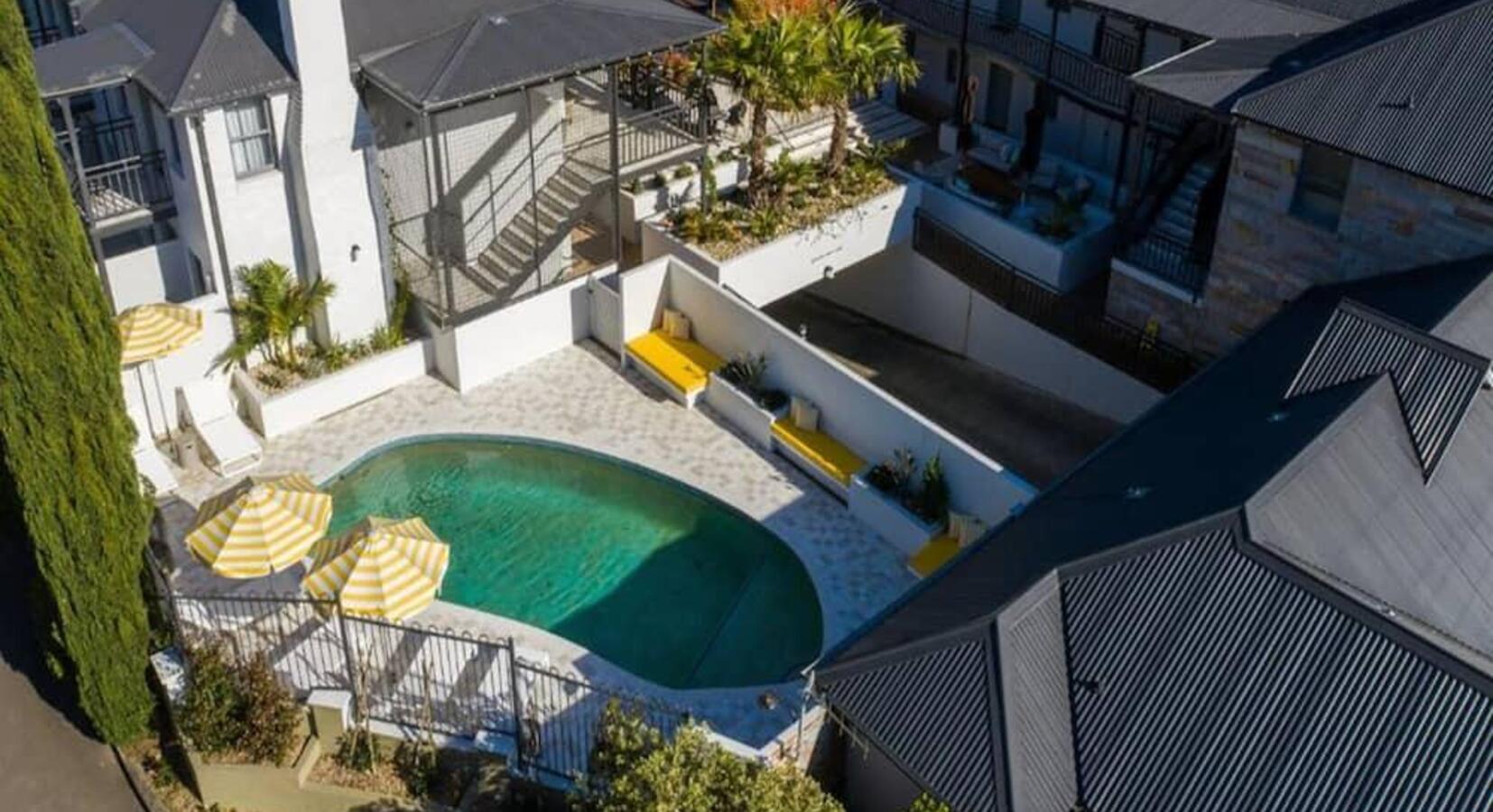 Aerial View of Swimming Pool