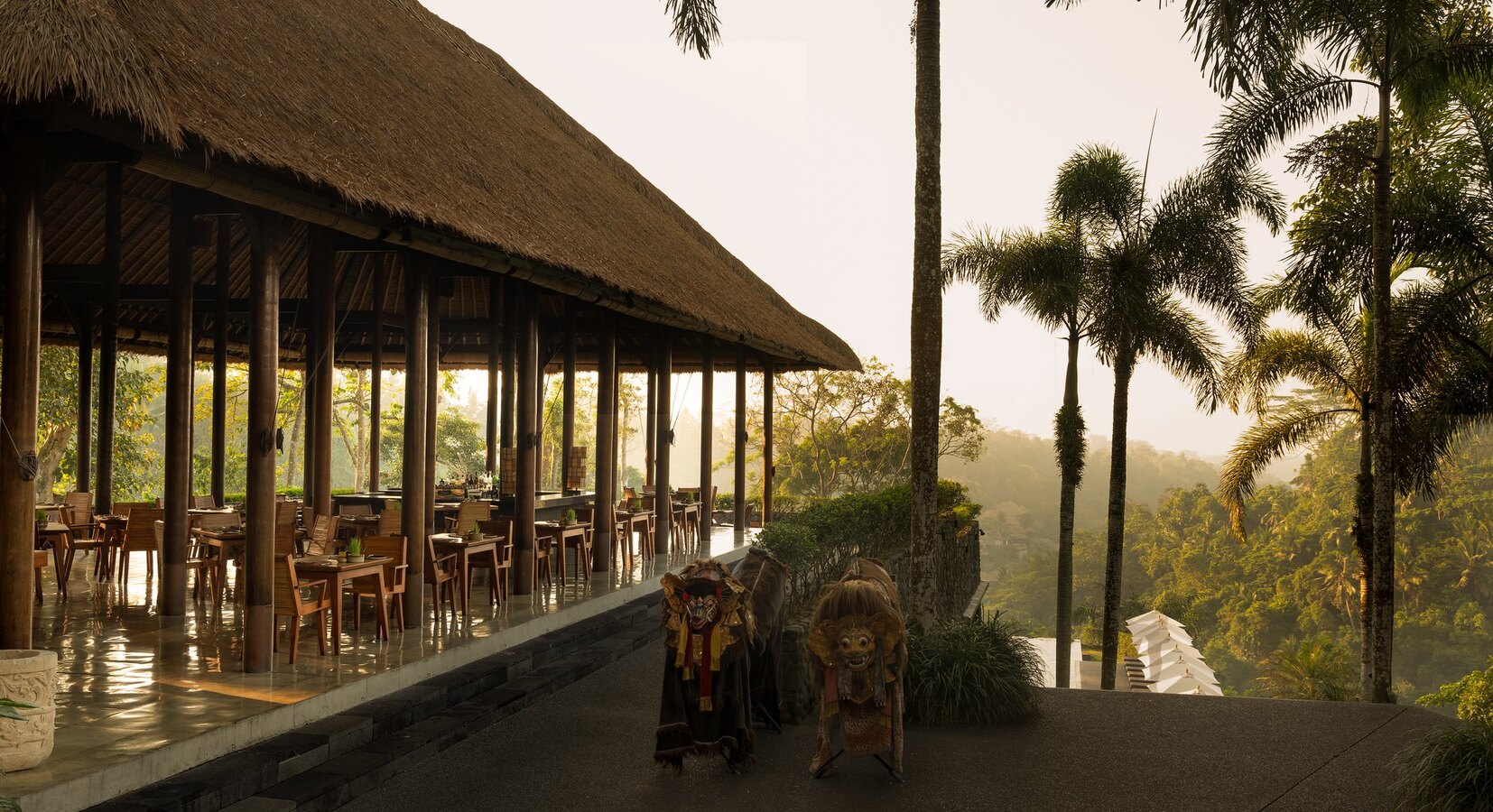 Alila Ubud - Plantation Restaurant Morning