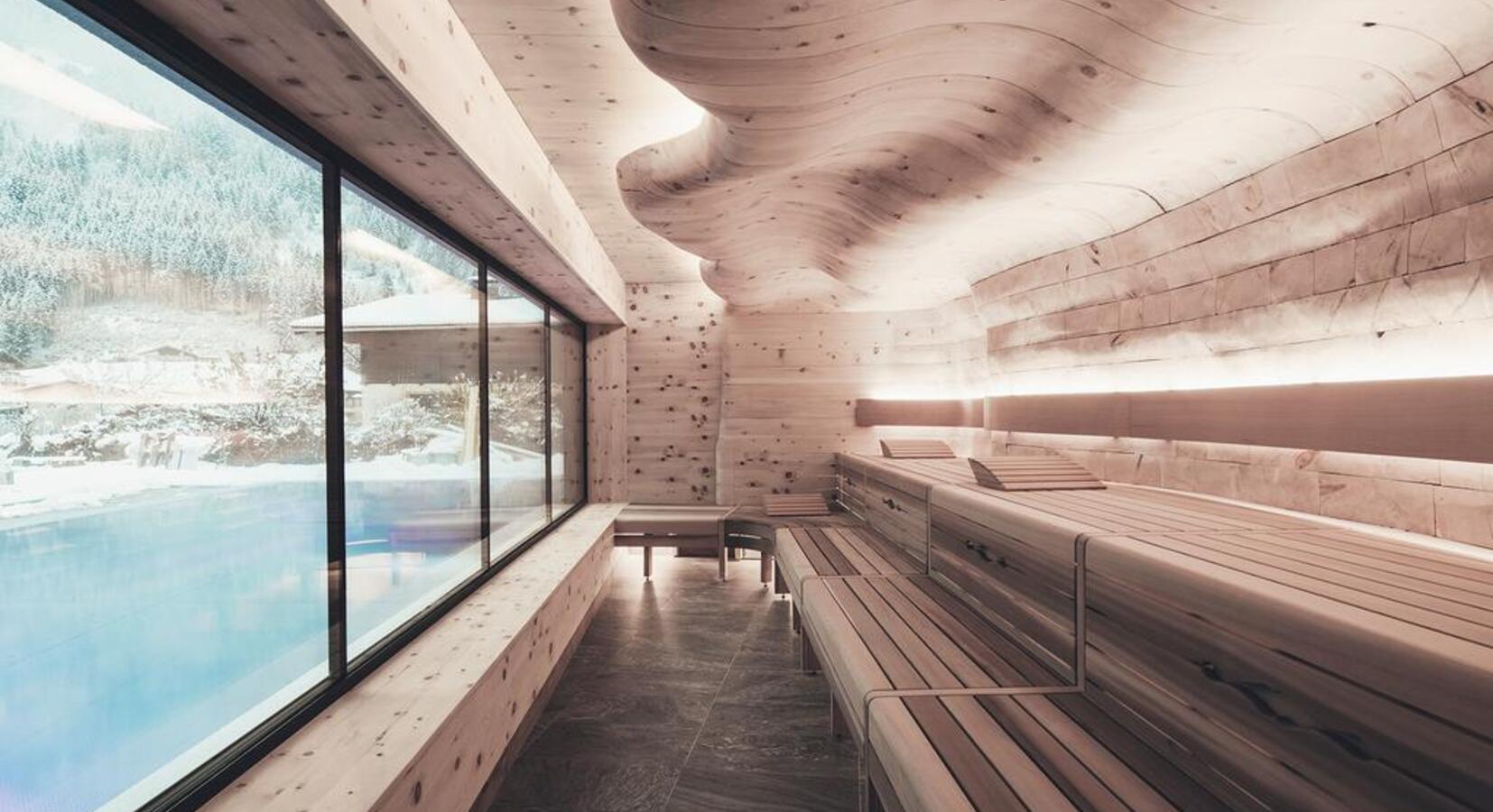 Wood furnished Sauna