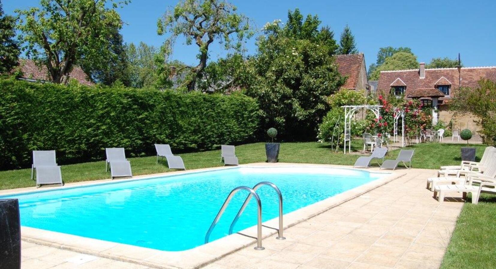 Garden and pool