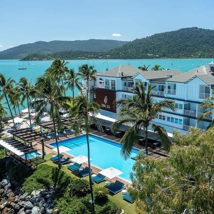 Coral Sea Resort - Aerial View