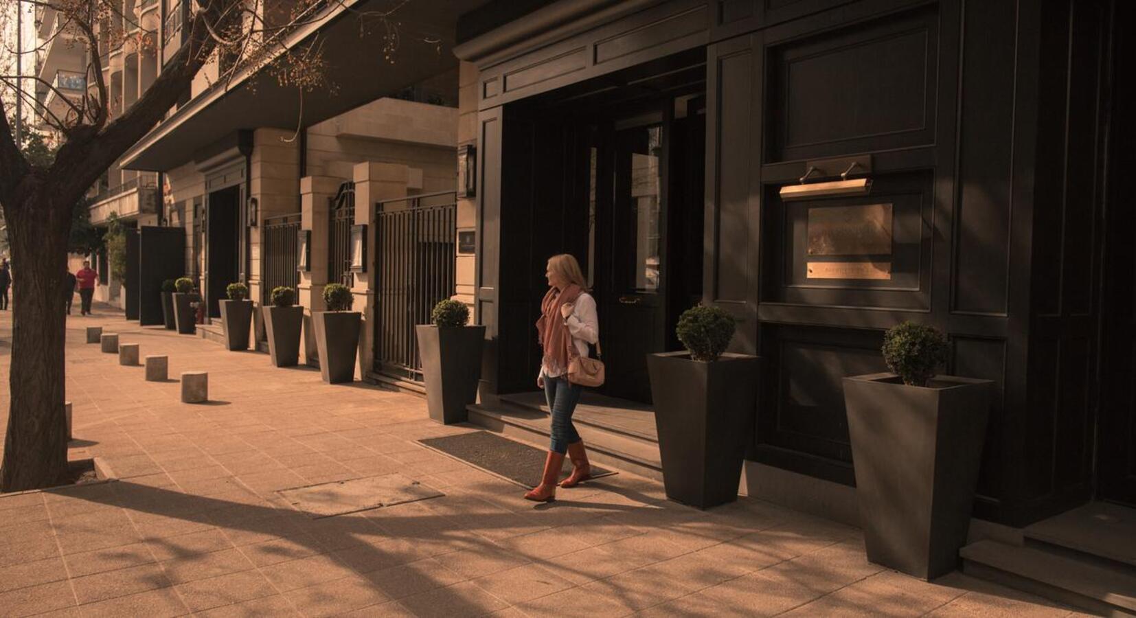 Hotel entrance