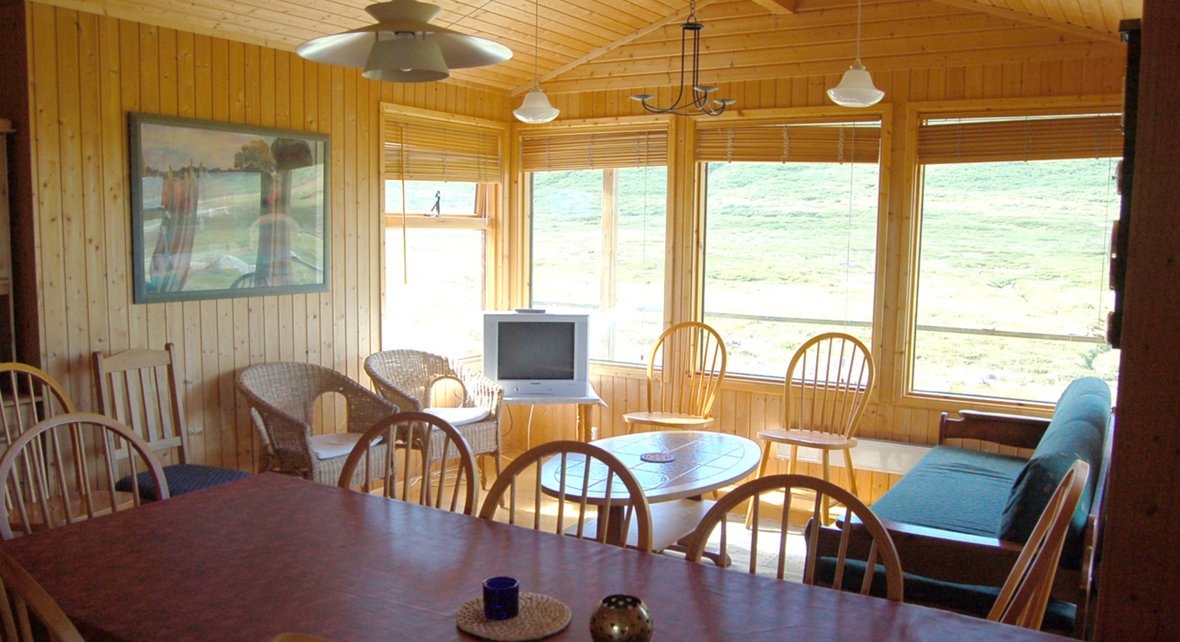 Living area, cottage for 6 people 