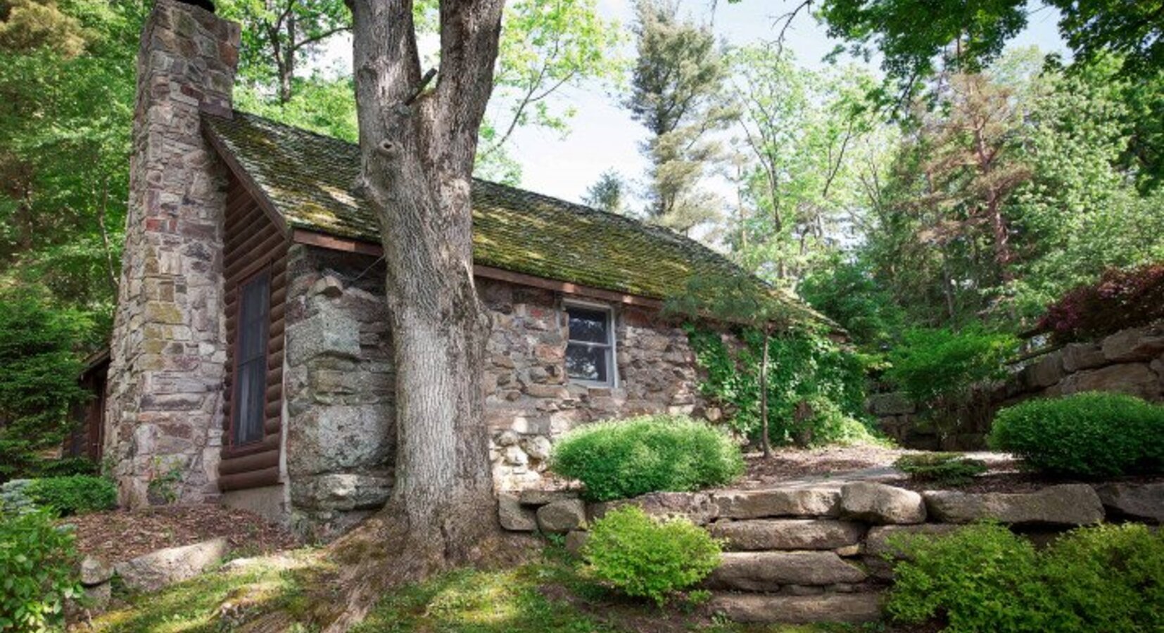 Lakeside cottage exterior