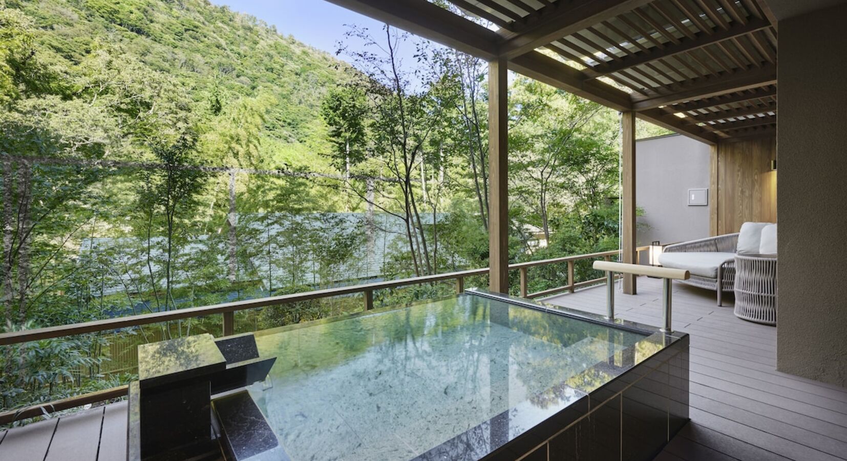 Private Balcony with Onsen