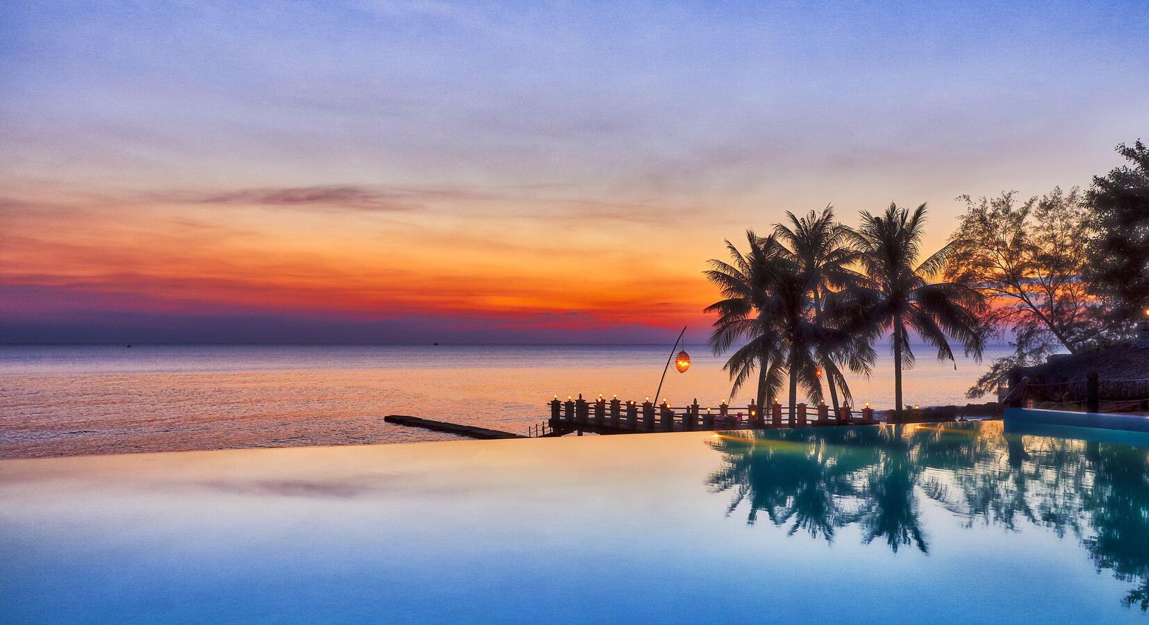 Infinity Pool at Sunset