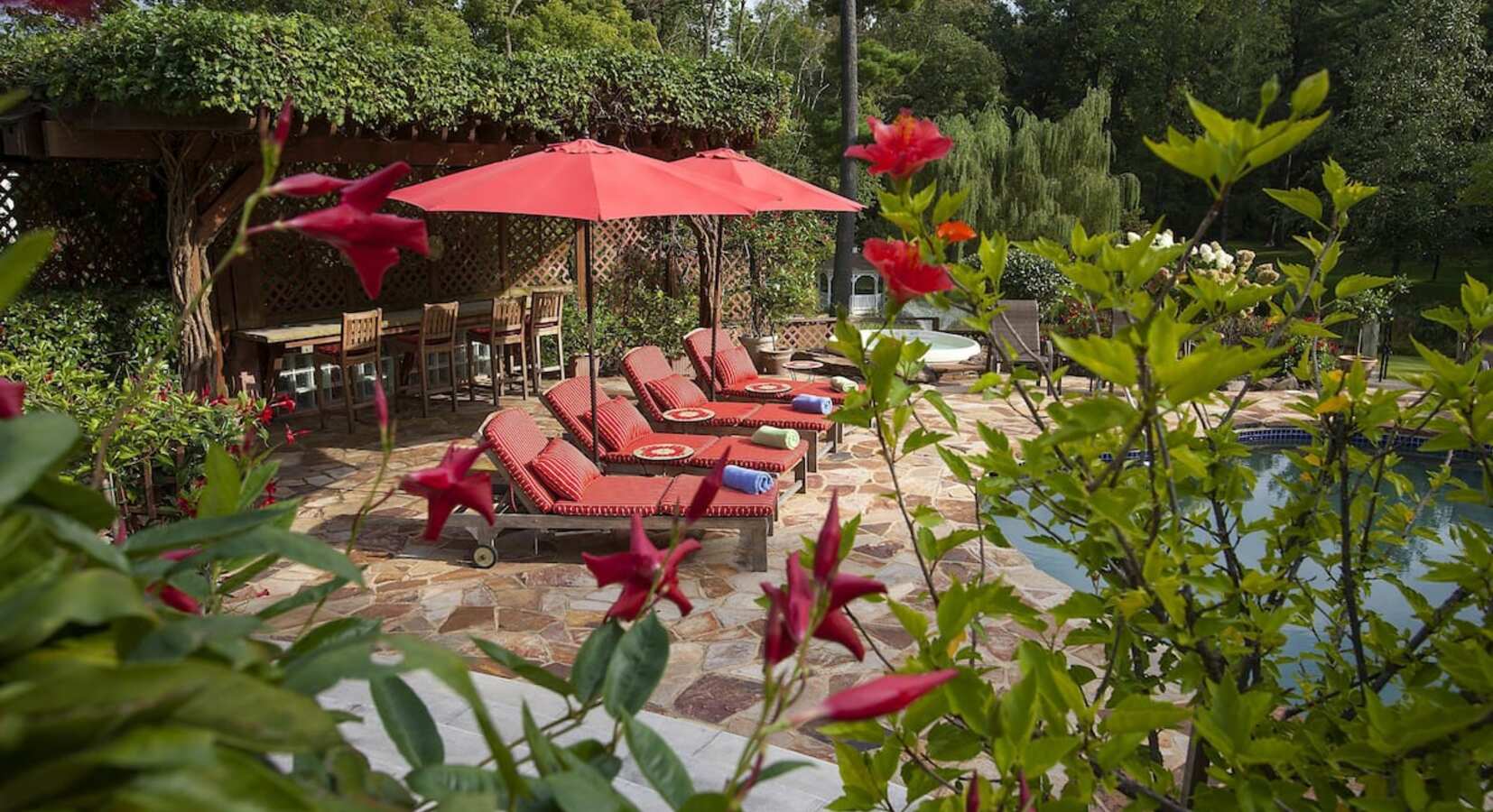 Poolside loungers