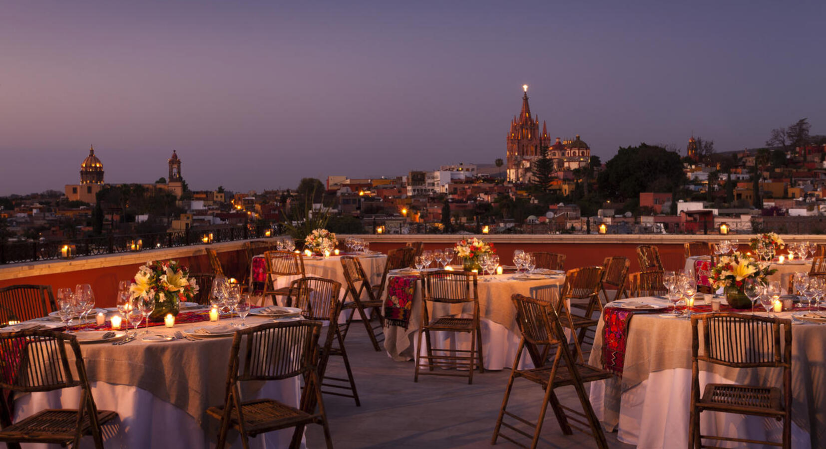 Rooftop tapas bar