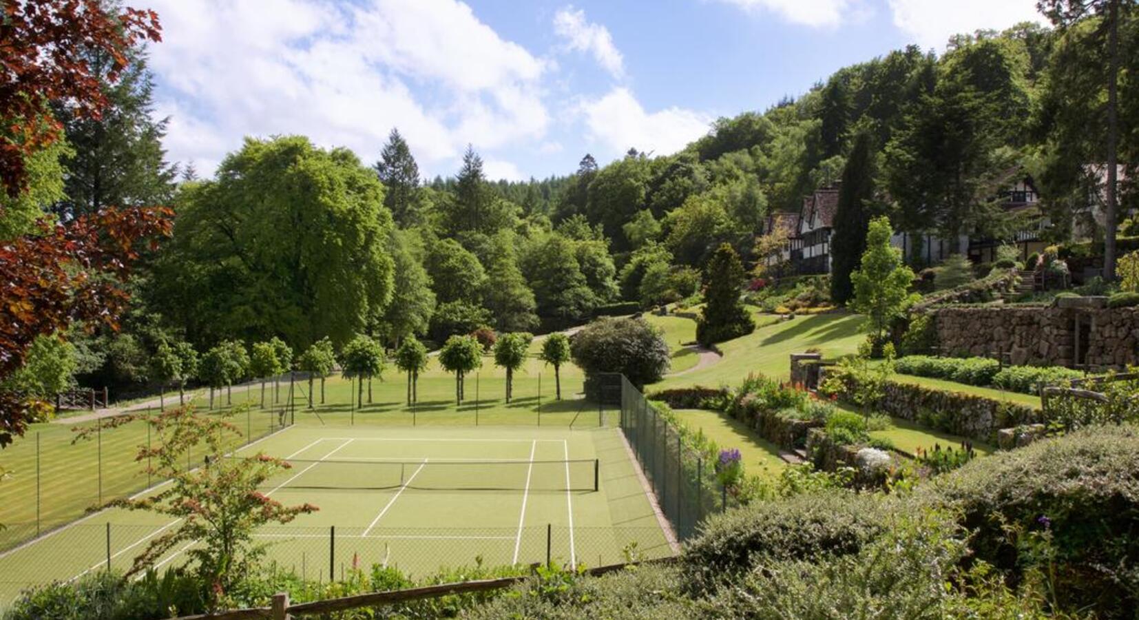 Tennis Court and gardens