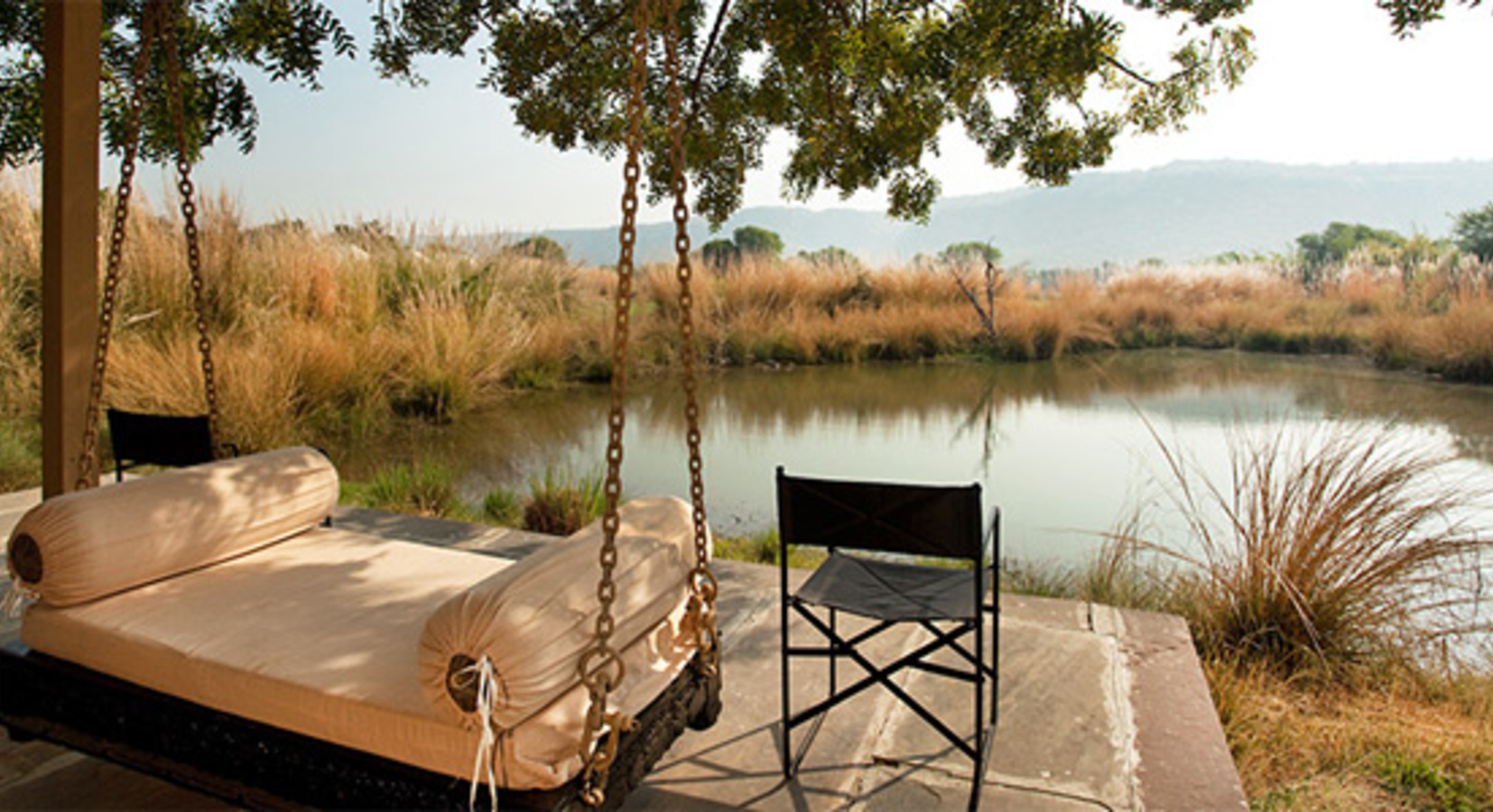 Terrace and Lake