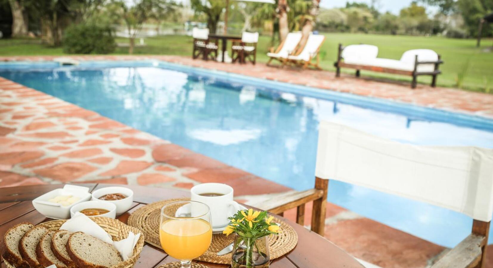 Hotel pool and terrace