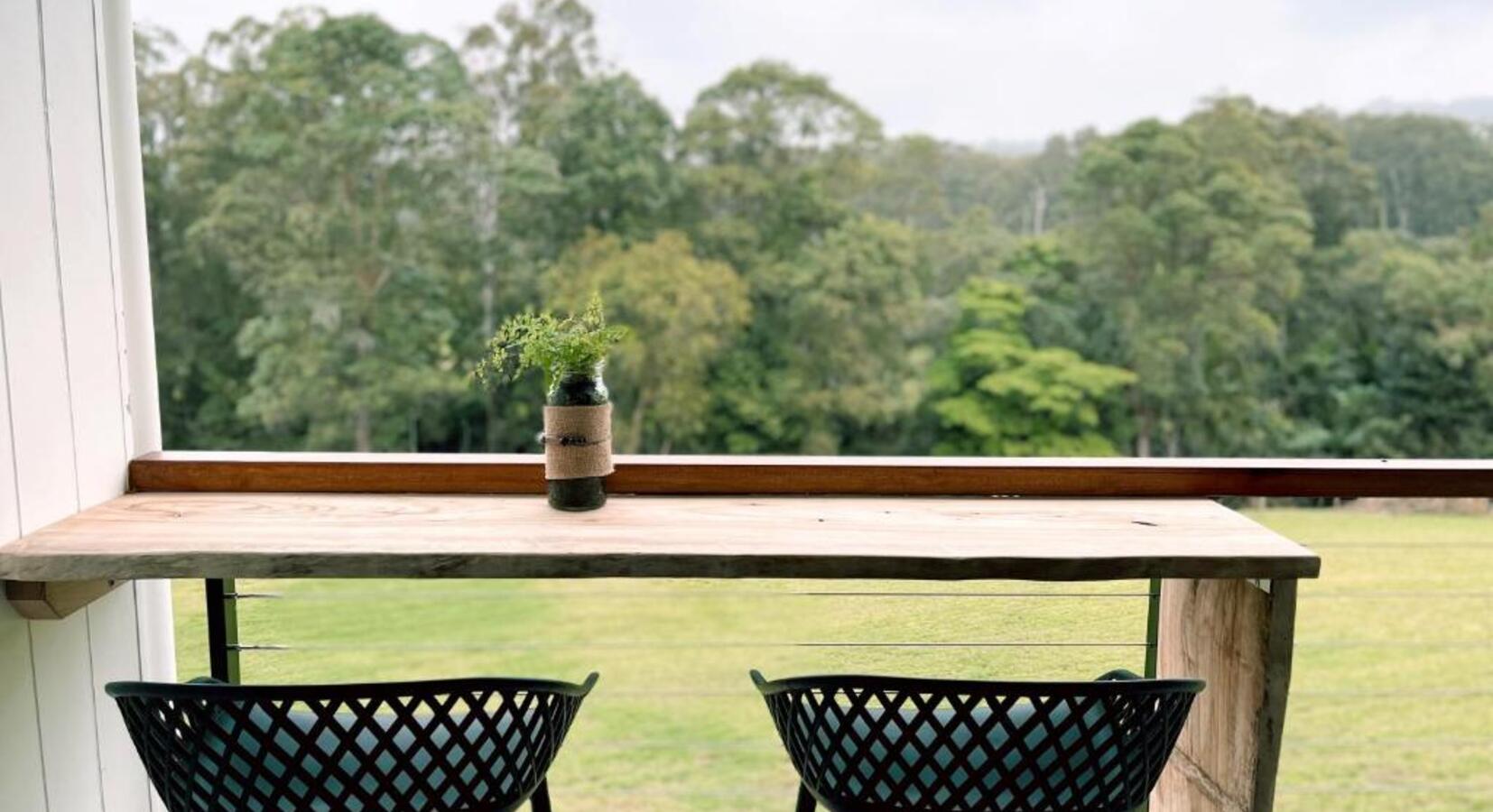 Terrace with Farm Views