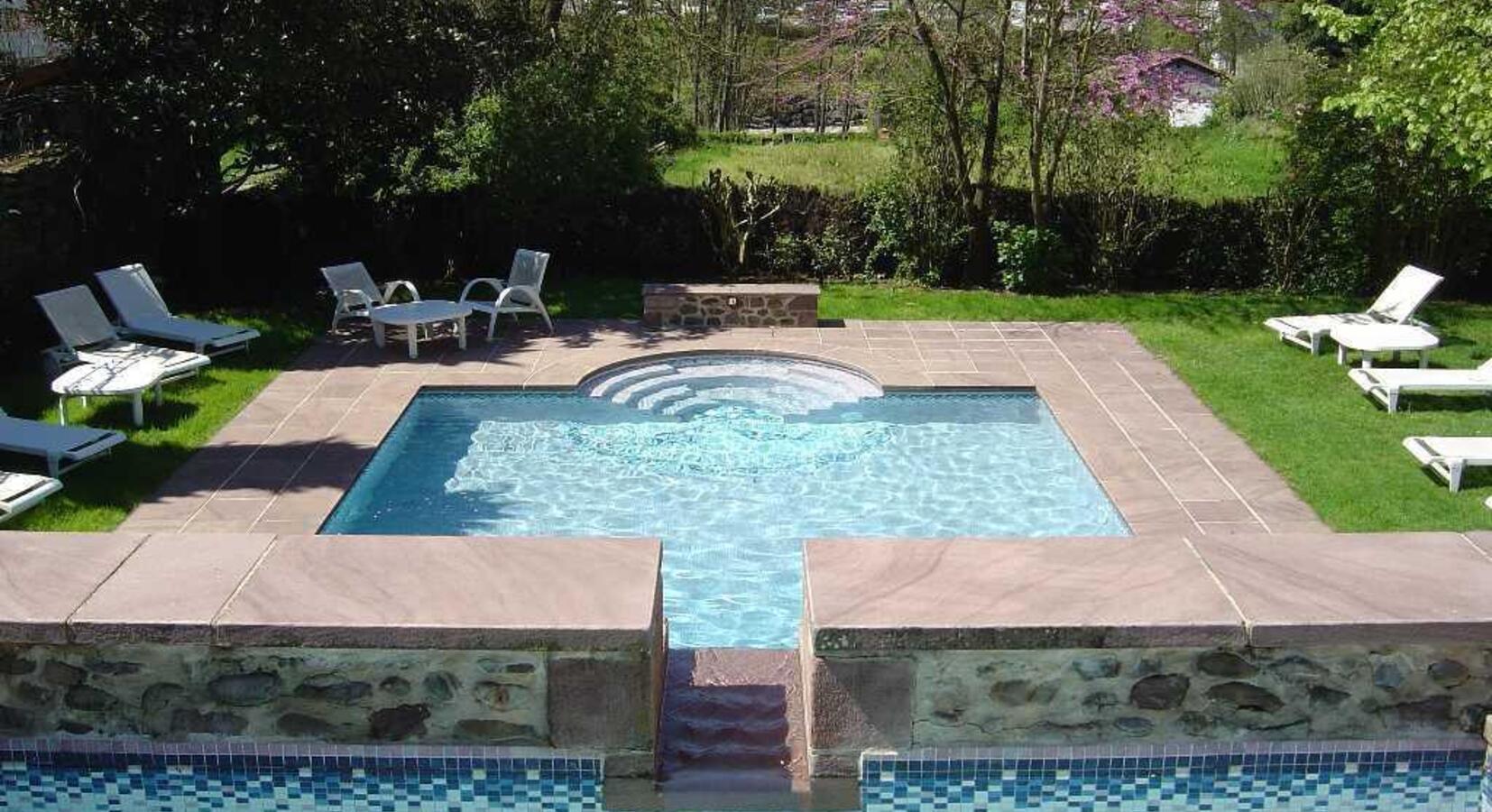 Pool and garden