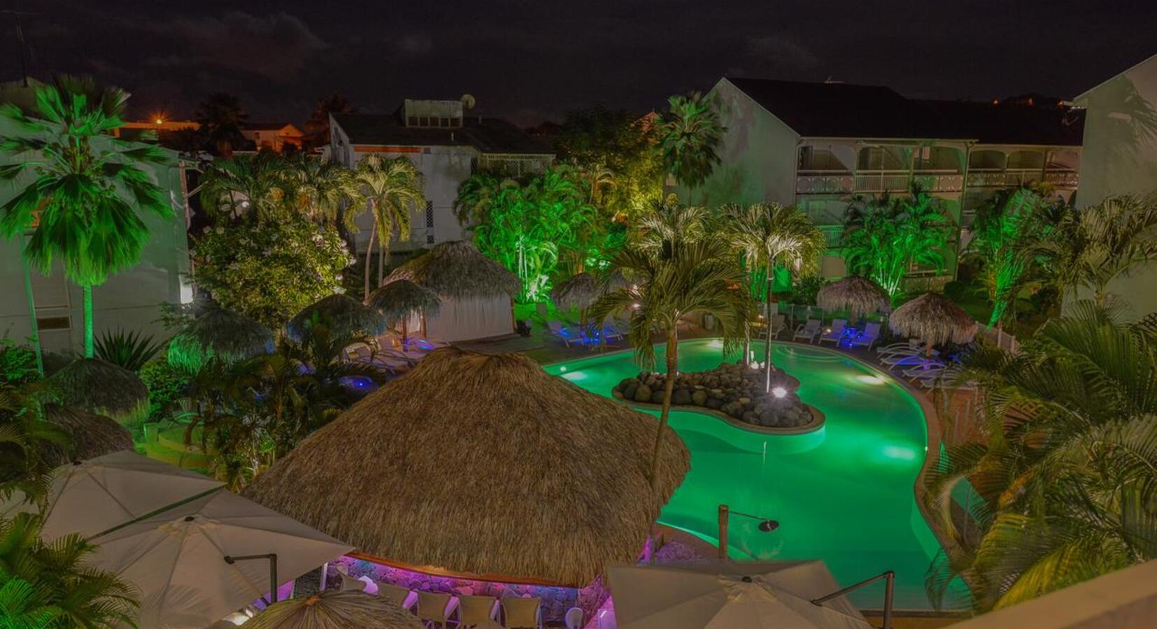 Resort by night