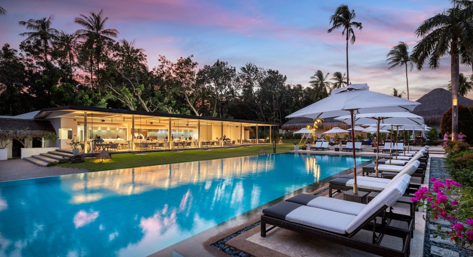 Poolside restaurant