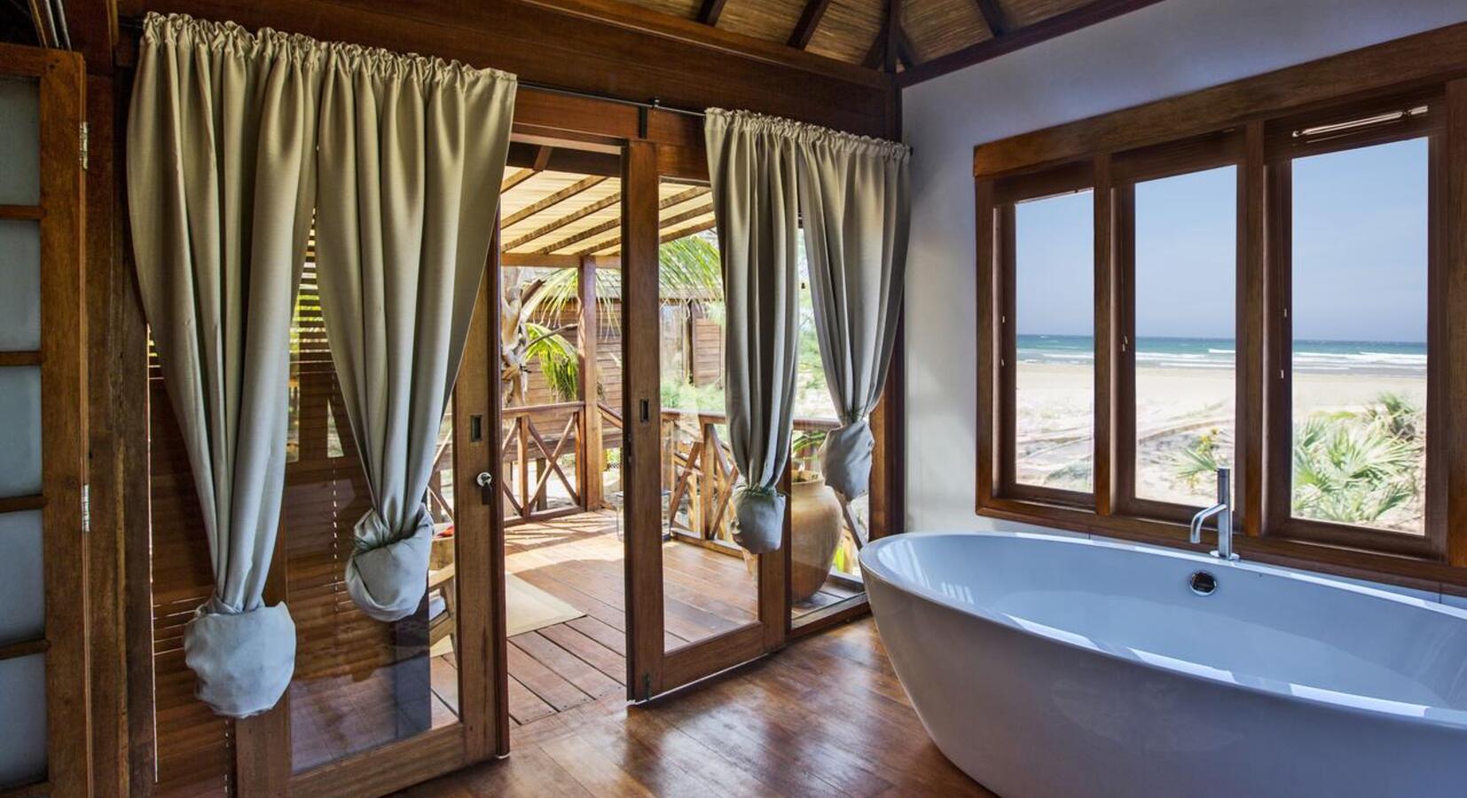 Beach villa bathroom