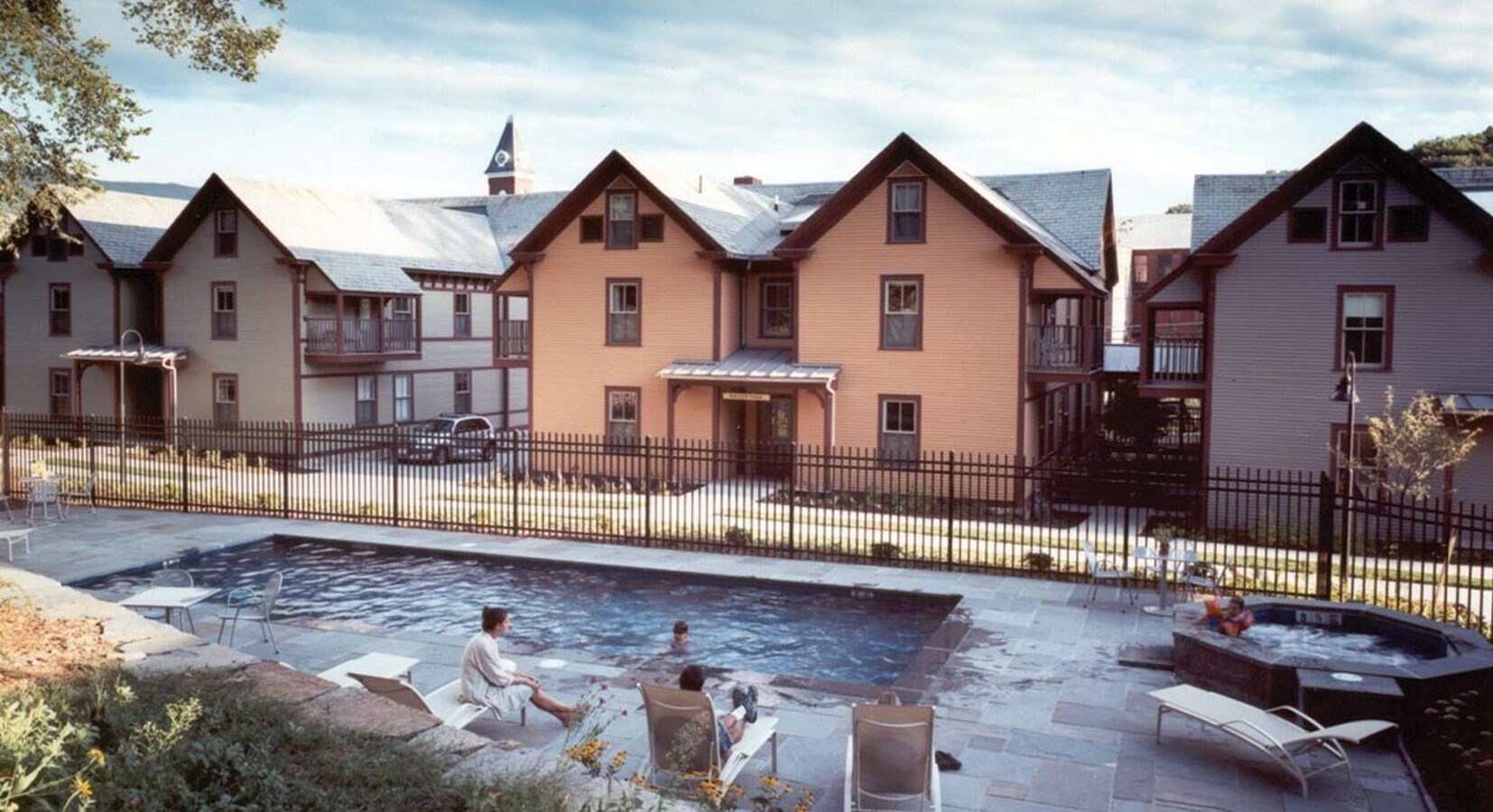 Outdoor Pool and Hot Tub