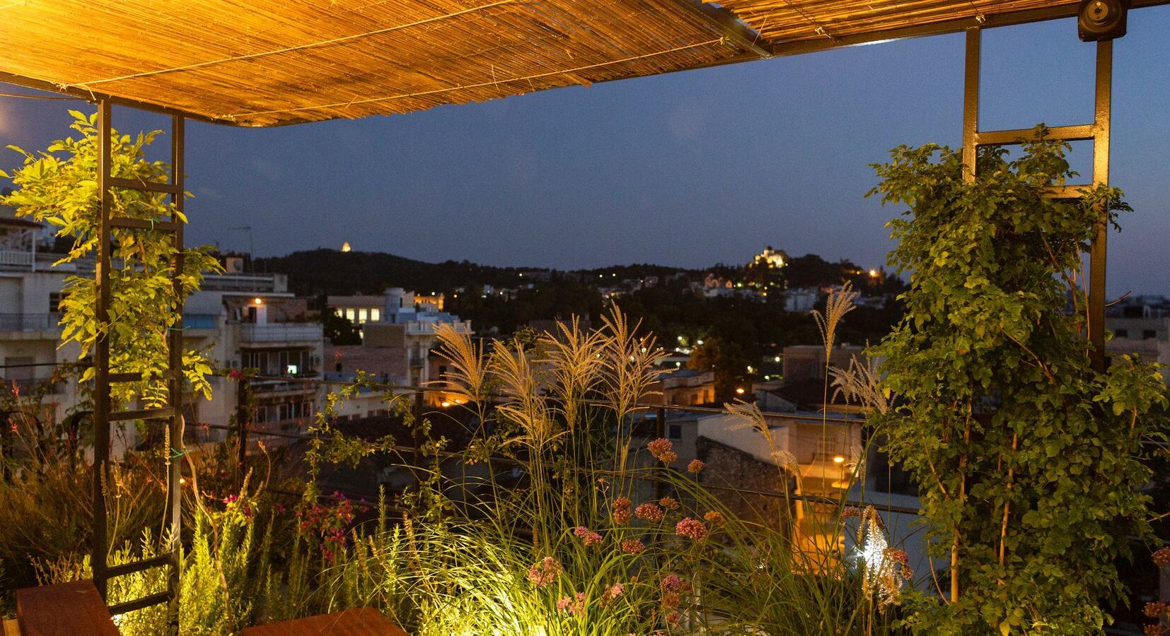 Hotel roof terrace 