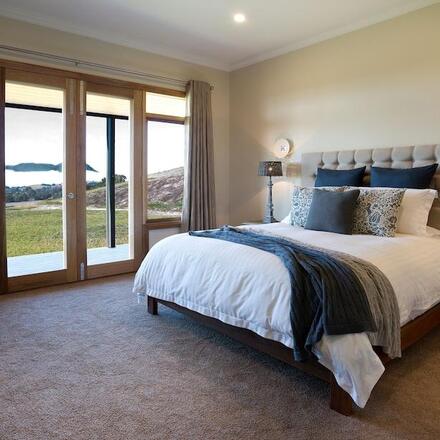 King Bedroom with French doors