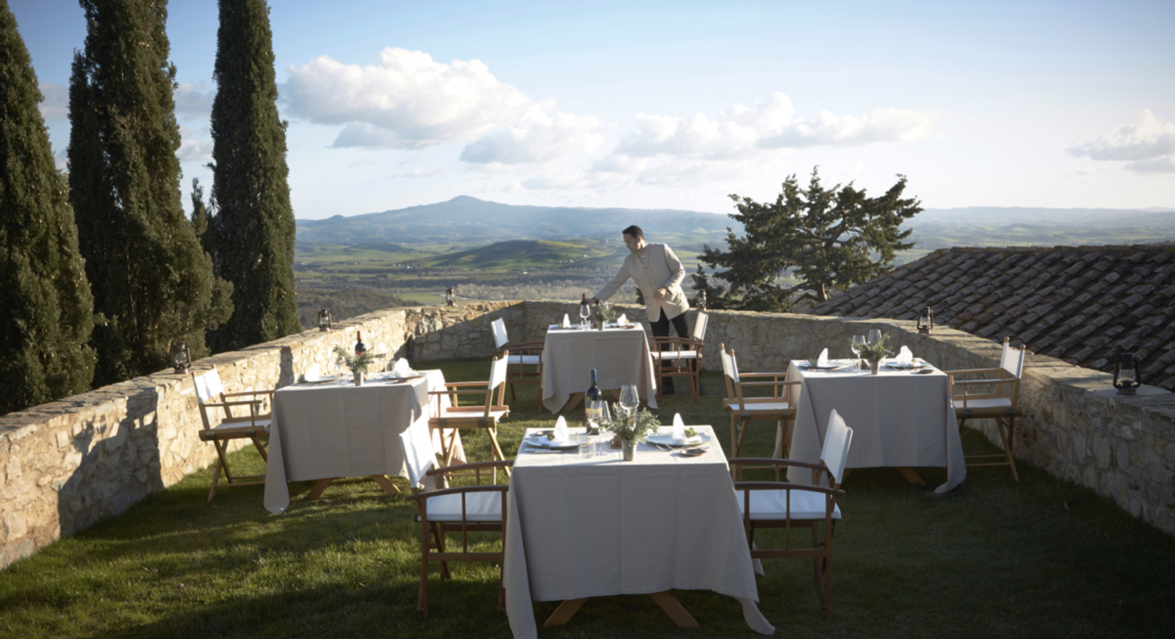 Outside dining