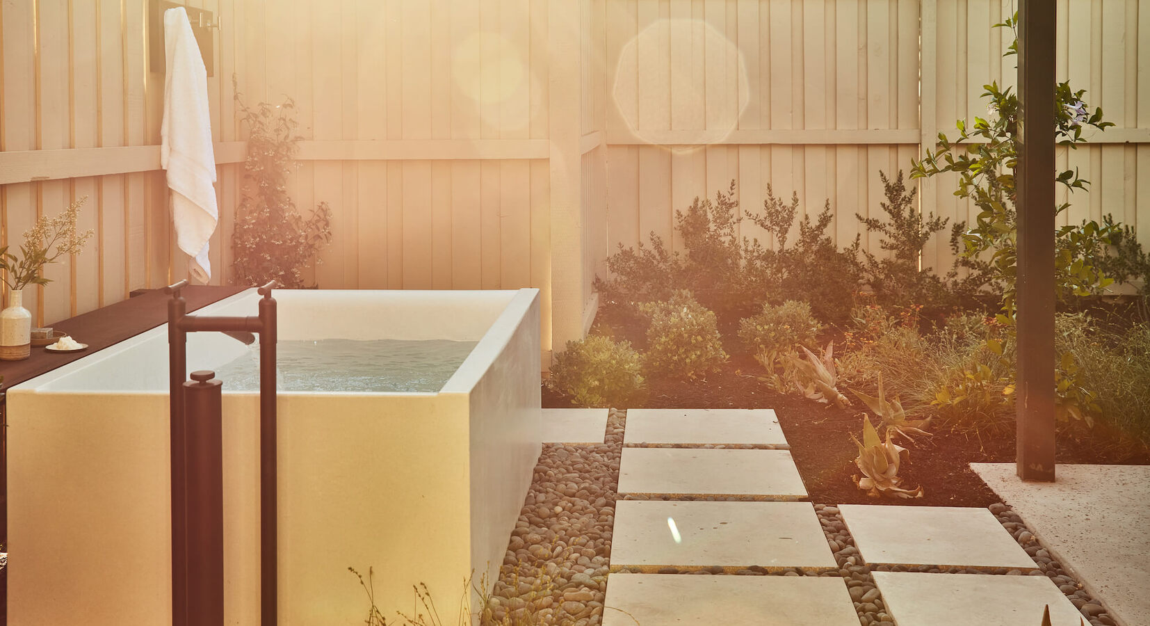 Private Terrace with outdoor tub