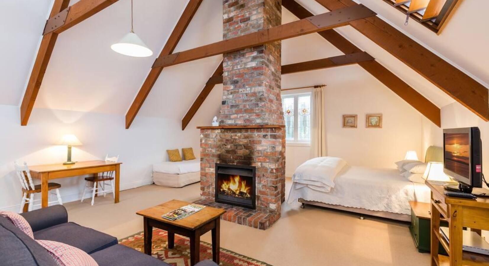 Gable Suite with Fireplace