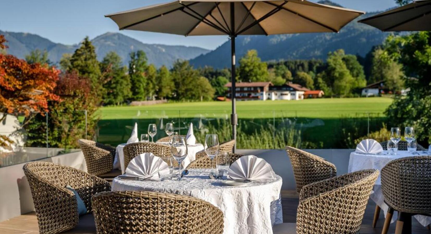 Terrace with Mountain Views