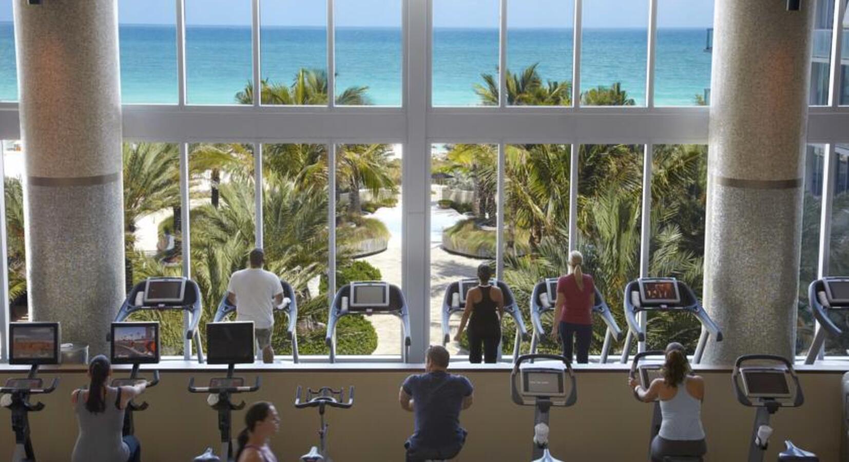 Gym with a view