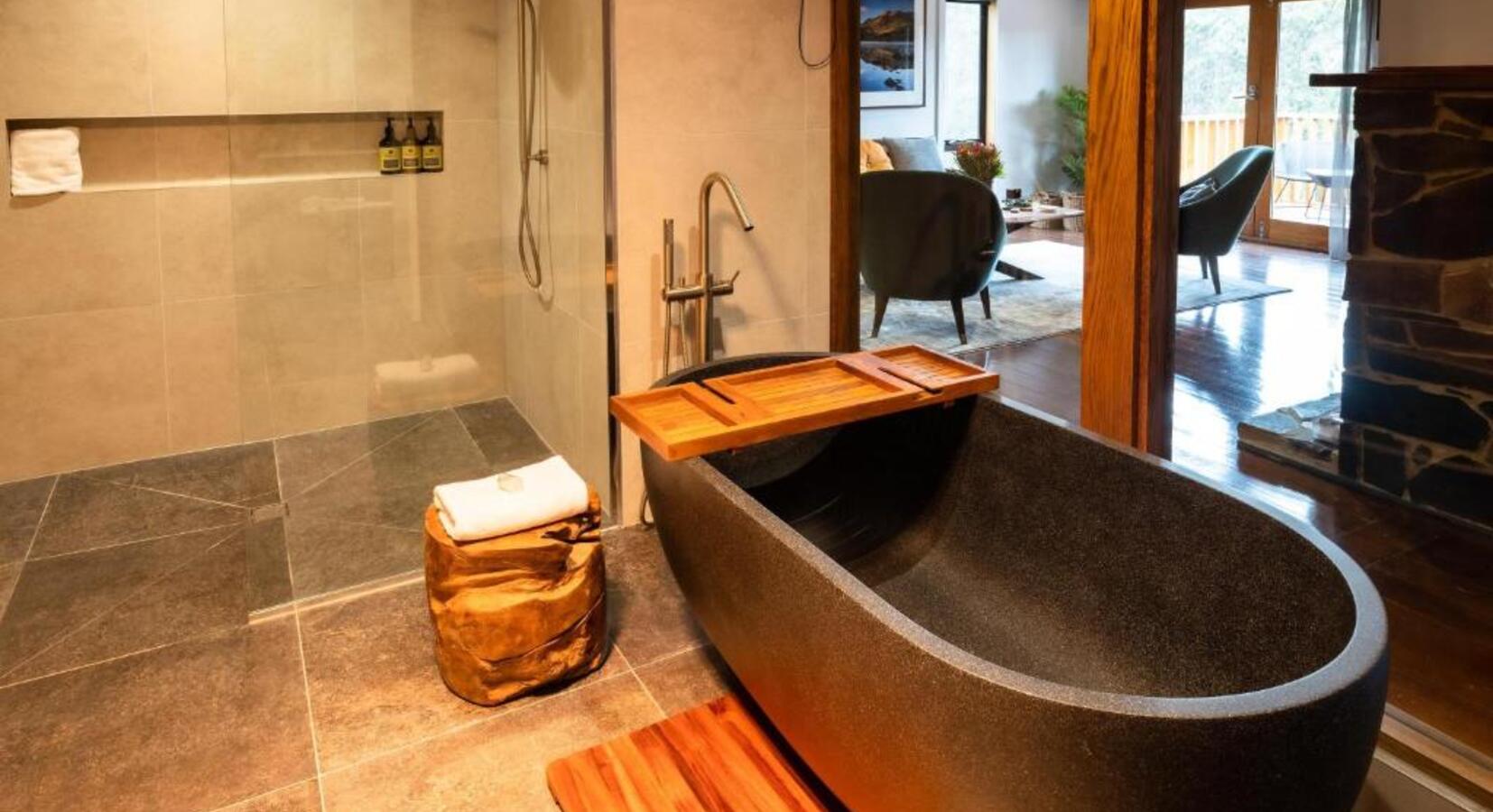 Bathroom with Freestanding Tub