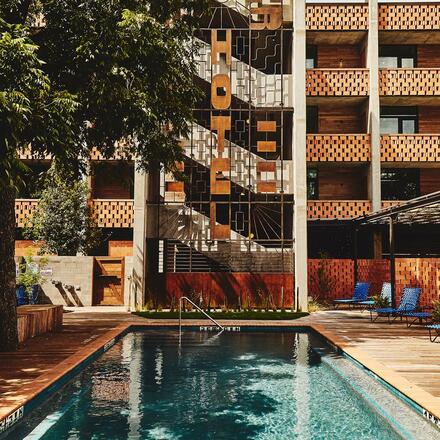 Hotel swimming pool