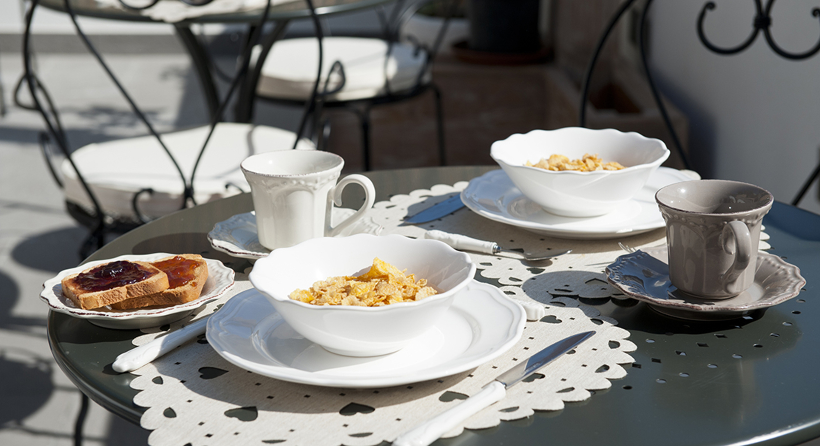 Breakfast at the hotel