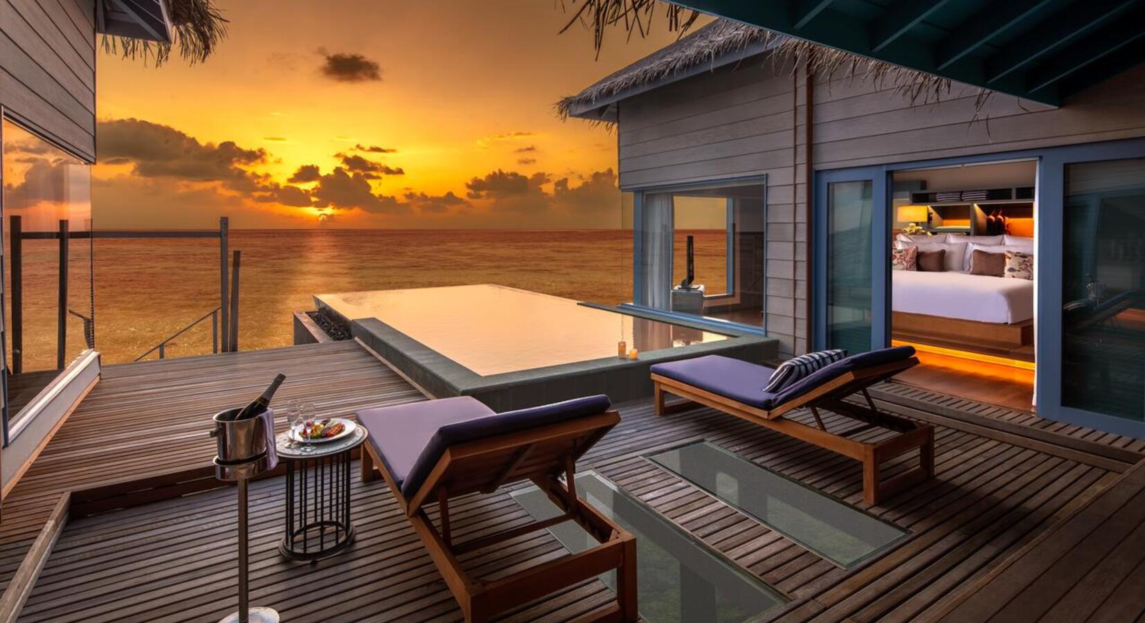 Sunset Overwater Residence with Private Pool