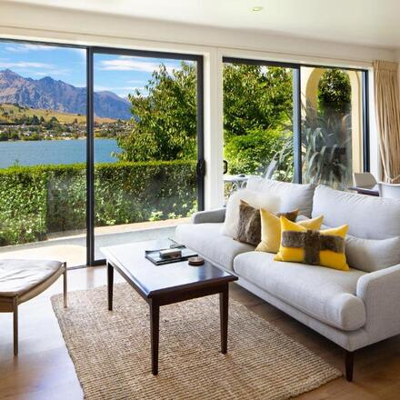 Sitting Room with Lake Views