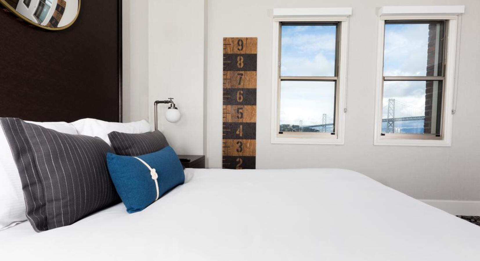 Guest Room with Bay Bridge views