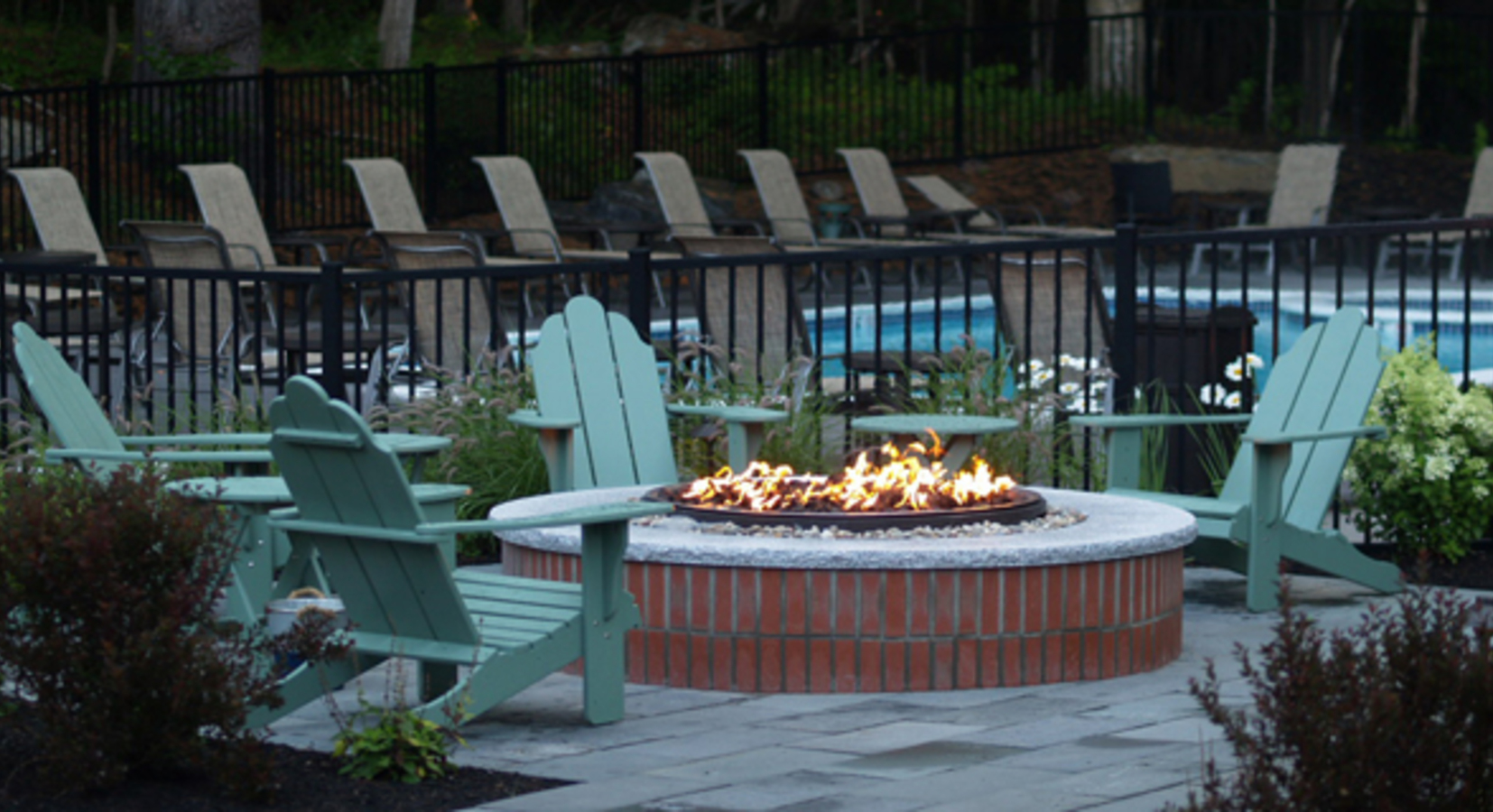 Outdoor sitting area