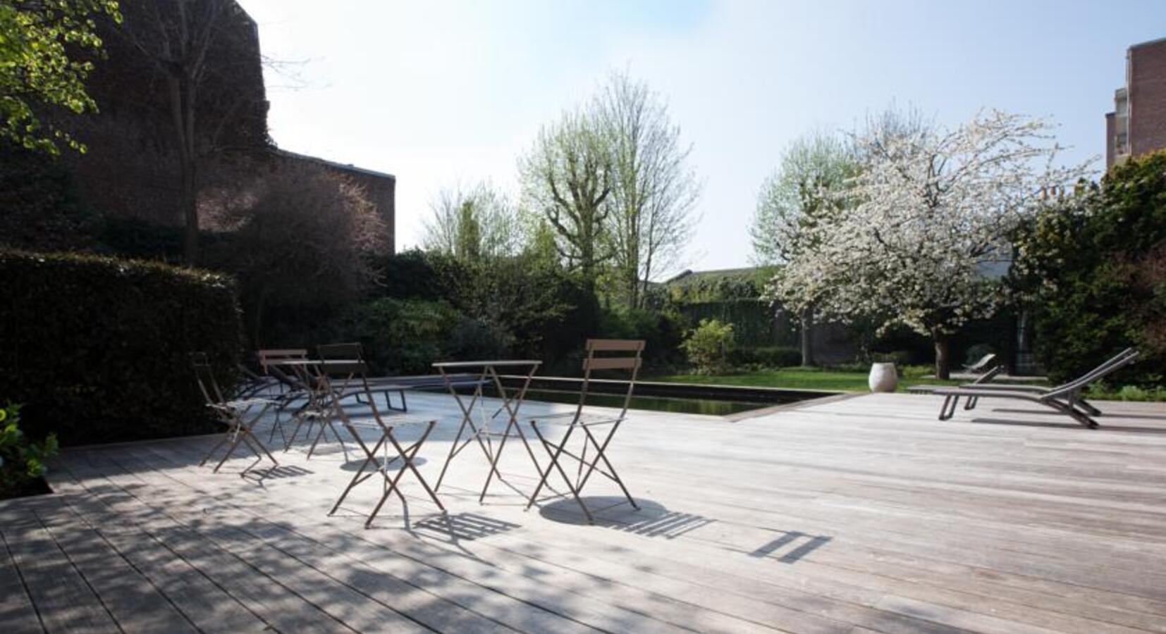 Outdoor pool and terrace