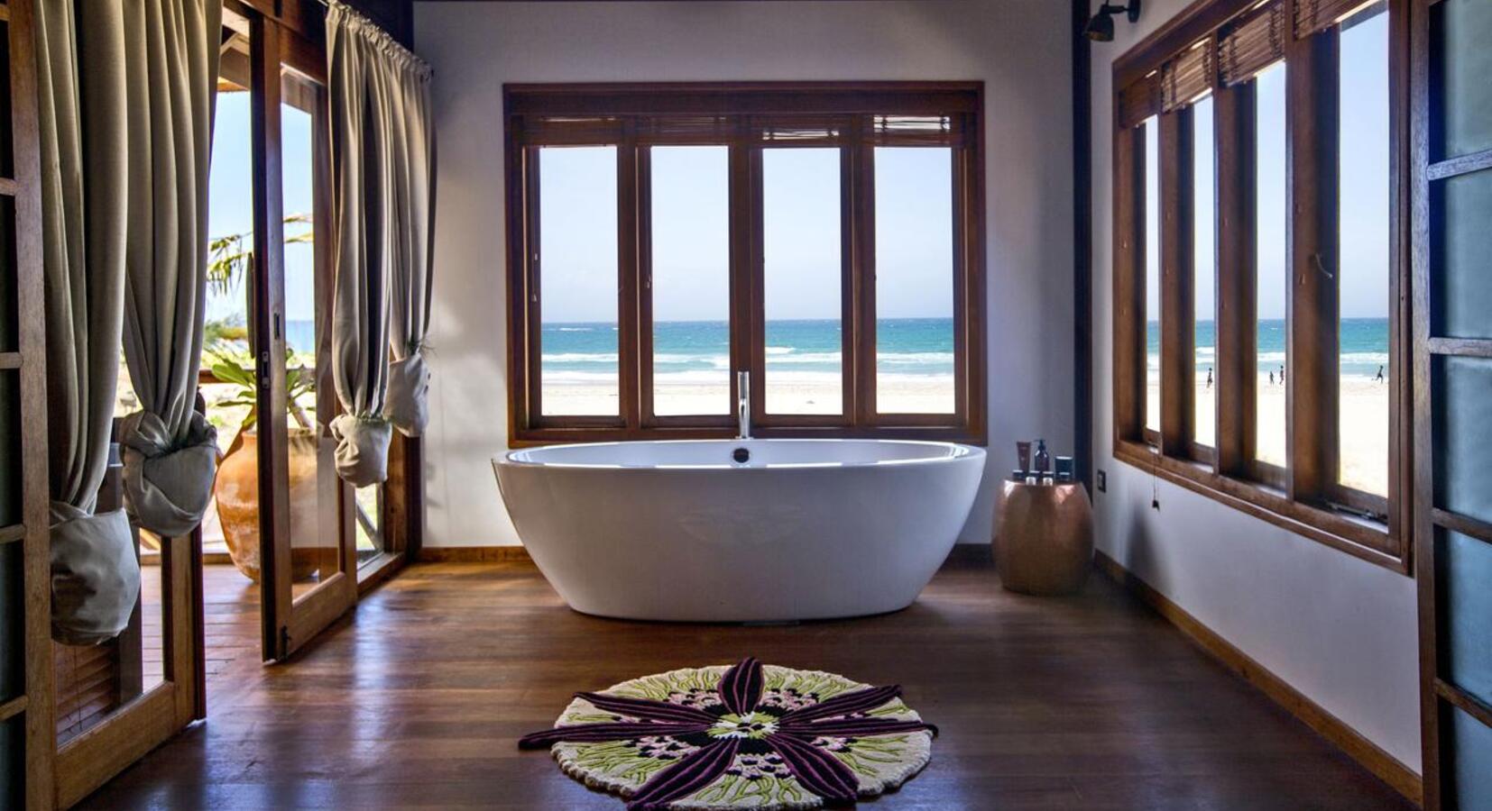 Beach villa bathroom