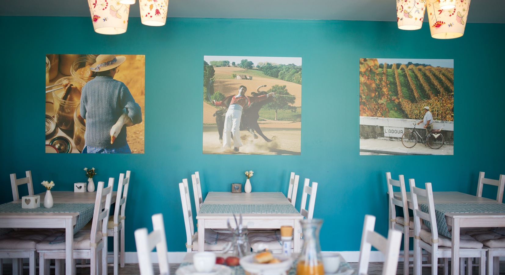 Breakfast is served in our Poolhouse