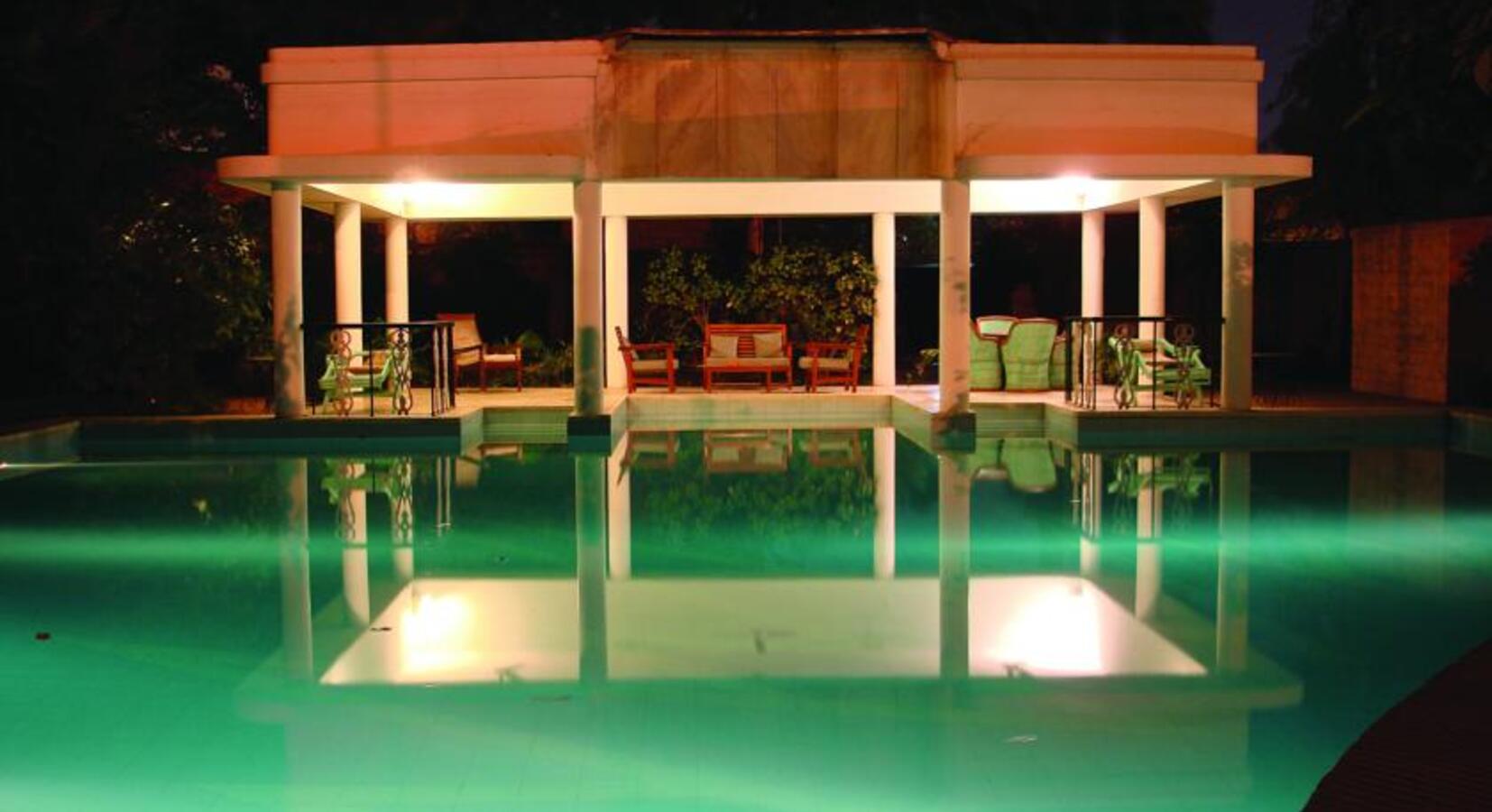 Pool by night