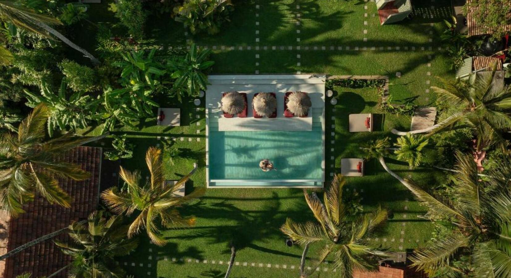 Aerial View of Swimming Pool